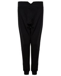 Earth Couture | Black Sweat Harem Pants | Lyst