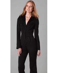 rachel zoe tuxedo jumpsuit