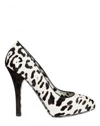 Dolce & Gabbana | White 120mm Ponyskin Leopard Print Pumps | Lyst