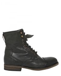 Ksubi | Black Vintaged Calfskin Boots for Men | Lyst