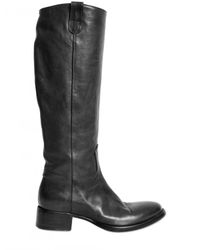 Rocco P | Black 30mm Washed Horse Boots | Lyst