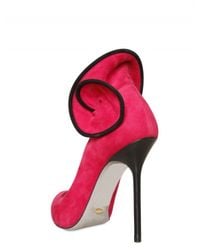 Sergio Rossi | Pink 110mm Suede Ruches Stiletto Pumps | Lyst