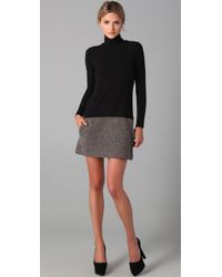Theory | Gray Lavindina Multi-tweed Dress | Lyst