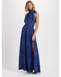 Rachel Zoe | Blue Venessa Silk Twill Maxi Skirt | Lyst