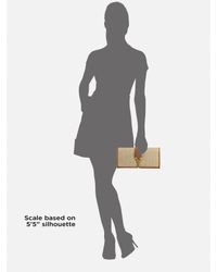 Saint Laurent | Natural Ysl Chyc Large Linen Clutch | Lyst