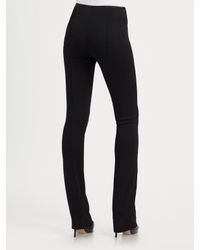 Donna Karan | Black Fluid Crepe Jersey Pants | Lyst