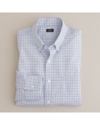 J.Crew | Blue Button-down Regular-fit Dress Shirt in James Tattersall for Men | Lyst