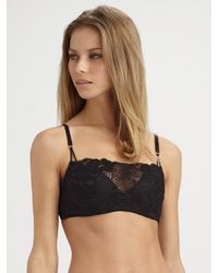Natori | Black Contour Camisole Bra | Lyst