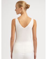 Ralph Lauren Black Label | White Cashmere Circle Cardigan | Lyst