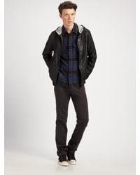 Marc By Marc Jacobs | Blue Washed Leather Jacket for Men | Lyst