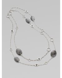John Hardy | Metallic Semi-precious, Multi-stone Sterling Silver Necklace | Lyst