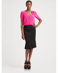 Nanette Lepore | Black Sacada Skirt | Lyst