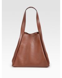 Akris | Brown Alex Cervo Tote | Lyst