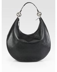 Gucci | Black Gg Twins Sima Large Hobo | Lyst