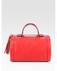 Gucci | Red Soho Boston Bag | Lyst