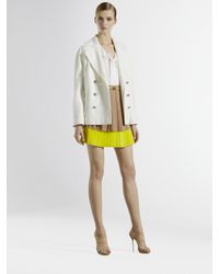 Gucci | White Double-breasted Wool Caban Coat | Lyst