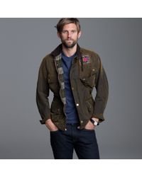 J.Crew | Green Barbour® 75th Anniversary Distressed International Jacket for Men | Lyst