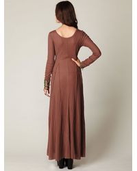Free People Moon Duster Maxi in Cocoa (Brown) - Lyst