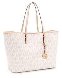 mk jet set logo tote