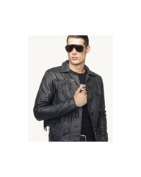 Unik Black Leather Jacket Fringe Men s Ralph Lauren Black Label Fringe Leather Jacket in rl Black Unik Black Leather Jacket Fringe Men s Ralph Lauren Black Label Fringe Leather Jacket in rl Black