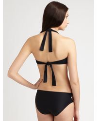 Badgley Mischka | Black Tangier Beaded Bikini Bottom | Lyst