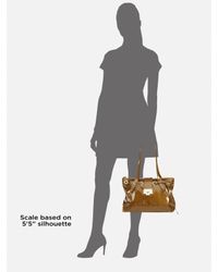 Jimmy Choo | Brown Small Patent Leather Tote Bag | Lyst