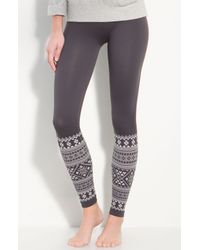 isle leggings seamless fair gray smoke dark lyst