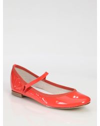 Repetto | Pink Lio Patent Leather Mary Jane Ballet Flats | Lyst