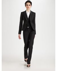 Dolce & Gabbana | Gray Pinstripe Jacket | Lyst