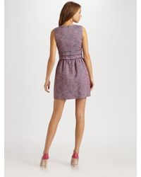 RED Valentino | Pink Tweed Dress | Lyst