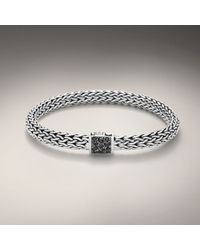 John Hardy | Black Medium Bracelet for Men | Lyst