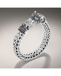 John Hardy | Black Woven Bracelet for Men | Lyst