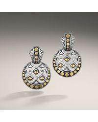 John Hardy | Metallic Round Drop Earrings | Lyst