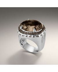 John Hardy | Metallic Dome Ring | Lyst