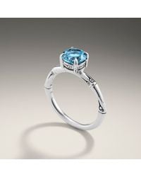 John Hardy | Blue Slim Ring | Lyst