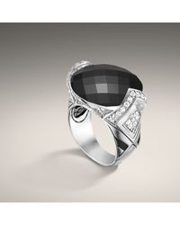 John Hardy | Black Oval Ring | Lyst