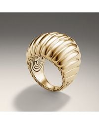 John Hardy | Metallic Dome Ring | Lyst