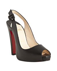 louboutin platform slingback