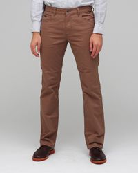 RVCA | Romero Stretch Twill Ii Fall in Brown for Men | Lyst