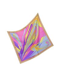 Emilio Pucci - Blue Wild Winter - Silk Twill Square Scarf - Lyst