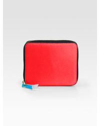 Comme des Garçons | Orange Small Zip-around Leather Wallet | Lyst