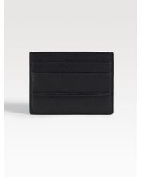 Dior Homme | Black Leather Credit Card Case for Men | Lyst