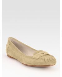 Kors by Michael Kors | Natural Flat Loafers | Lyst