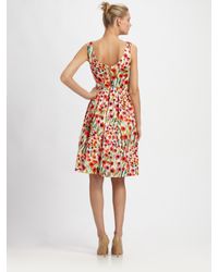 MILLY | Multicolor Lettie Frock Dress in Poppy Field Print | Lyst