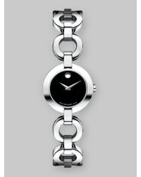 Movado | Metallic Belamoda Stainless Steel Bracelet Watch | Lyst