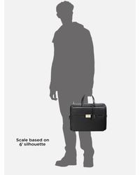 Prada | Black Saffiano Briefcase for Men | Lyst