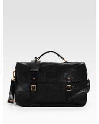 Ralph Lauren | Black Deerfield Walker Messenger Bag for Men | Lyst