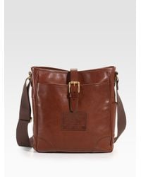 Ralph Lauren | Orange Deerfield Leather Canteen Bag for Men | Lyst