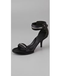 Alexander Wang | Black Gia Zip Sandal | Lyst