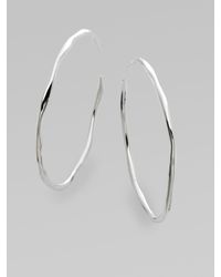 Ippolita | Metallic Sterling Silver Hoop Earrings | Lyst